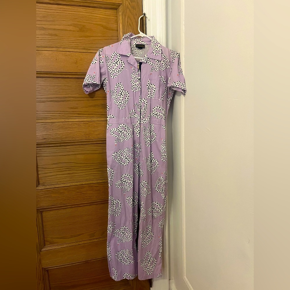 Nooworks snake print jumpsuit